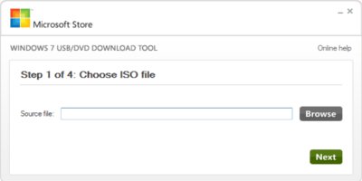Windows 7 USBDVD Download tool